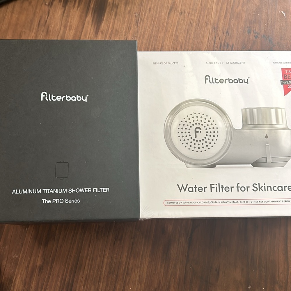 NWT FilterBaby Bundle Shower Filter and Faucet Filter